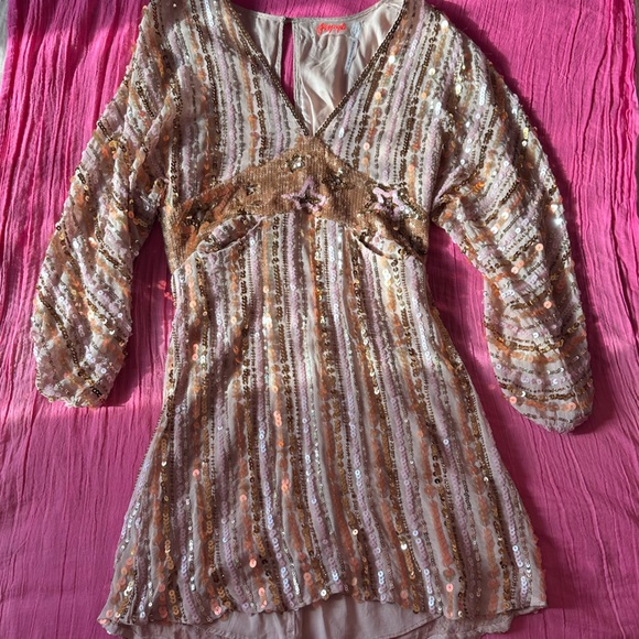 Stunning Free People Sequin Celeste Dress - Picture 3 of 3